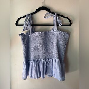 J. Crew Tie Shoulder Tank Top